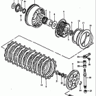 GS1000S 1982 Сцепление