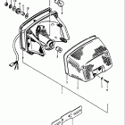 GS1100E 1980-1981 Задний фонарь