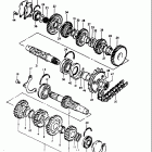GS1100E 1980-1981 Трансмиссия