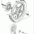GS1000GL 1980-1981 Front wheel (model x)
