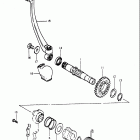 PE400 1980-1981 Кик стартер