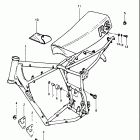 RS250 1980-1981 Frame - seat