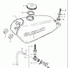 JR50 1978-1981 Fuel tank (jr50c)