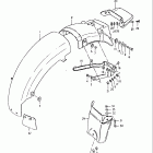 GS1000G 1980-1981 Заднее крыло