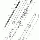 GS750E 1980-1981 Front fork (gs750et)