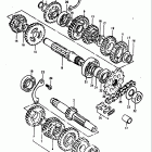 RM100 1979-1981 Трансмиссия
