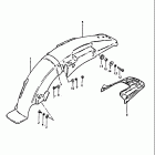 DS100 1978-1981 Rear fender (ds100t