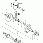 RS250 1980-1981 Коленвал
