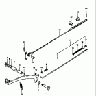 RM100 1979-1981 Задний тормоз