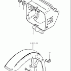 GS750E 1980-1981 Headlamp housing - front fender