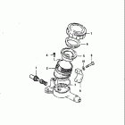 GS550T 1981 Главный тормозной цилиндр,передний