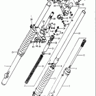 PE400 1980-1981 Передняя вилка