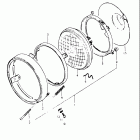 TS125 1980-1981 Фара