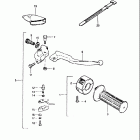 TS125 1980-1981 Right handle switch