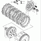 TS185 1980-1981 Сцепление