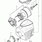 RM80 1980-1981 Воздухозаборник