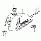 TS100 1980-1981 Fuel tank (ts100t)