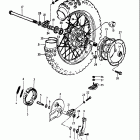 PE175 1980-1981 Заднее колесо