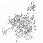 GS850GL 1980-1981 Головка цилиндра
