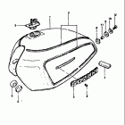 GS1000G 1980-1981 Fuel tank (gs1000gx)