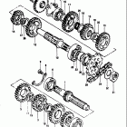 RM250 1981 Трансмиссия