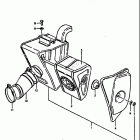DS125 1979-1981 Воздухозаборник