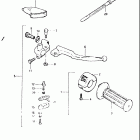 TS250 1980-1981 Right handle switch