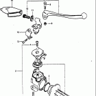 PE400 1980-1981 Rh handle grip (pe400x)