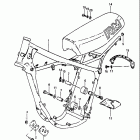 RM250 1981 Frame - seat
