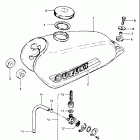 JR50 1978-1981 Fuel tank (jr50x)