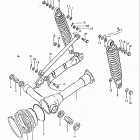 GS850GL 1980-1981 Rear swinging arm (model t)