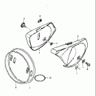 JR50 1978-1981 Обтекатель рамы