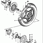 GS1100E 1980-1981 Заднее колесо