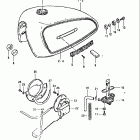 GS850GL 1980-1981 Топливный бак (модель T)