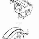 GS1100E 1980-1981 Housing headlamp - front fender