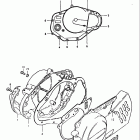 TS125 1980-1981 Крышки картера