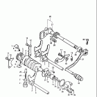 TS250 1980-1981 Механизм  переключения передач