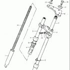 JR50 1978-1981 Front fork (jr50t