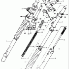 RS250 1980-1981 Передняя вилка