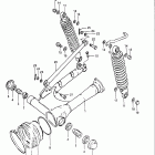 GS1000GL 1980-1981 Rear swinging arm (model x)