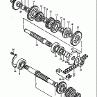 DS125 1979-1981 Трансмиссия