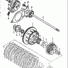GS550T 1981 Сцепление