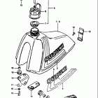 RM100 1979-1981 Fuel tank (rm100n