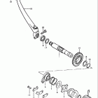 TS250 1980-1981 Кик стартер