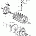 PE250 1980-1981 Сцепление