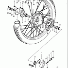 TS250 1980-1981 Переднее колесо