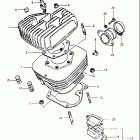 TS185 1980-1981 Цилиндр