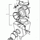RM100 1979-1981 Воздухозаборник