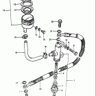 GS550T 1981 Задний торм цилиндр