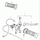 JR50 1978-1981 Handle grip